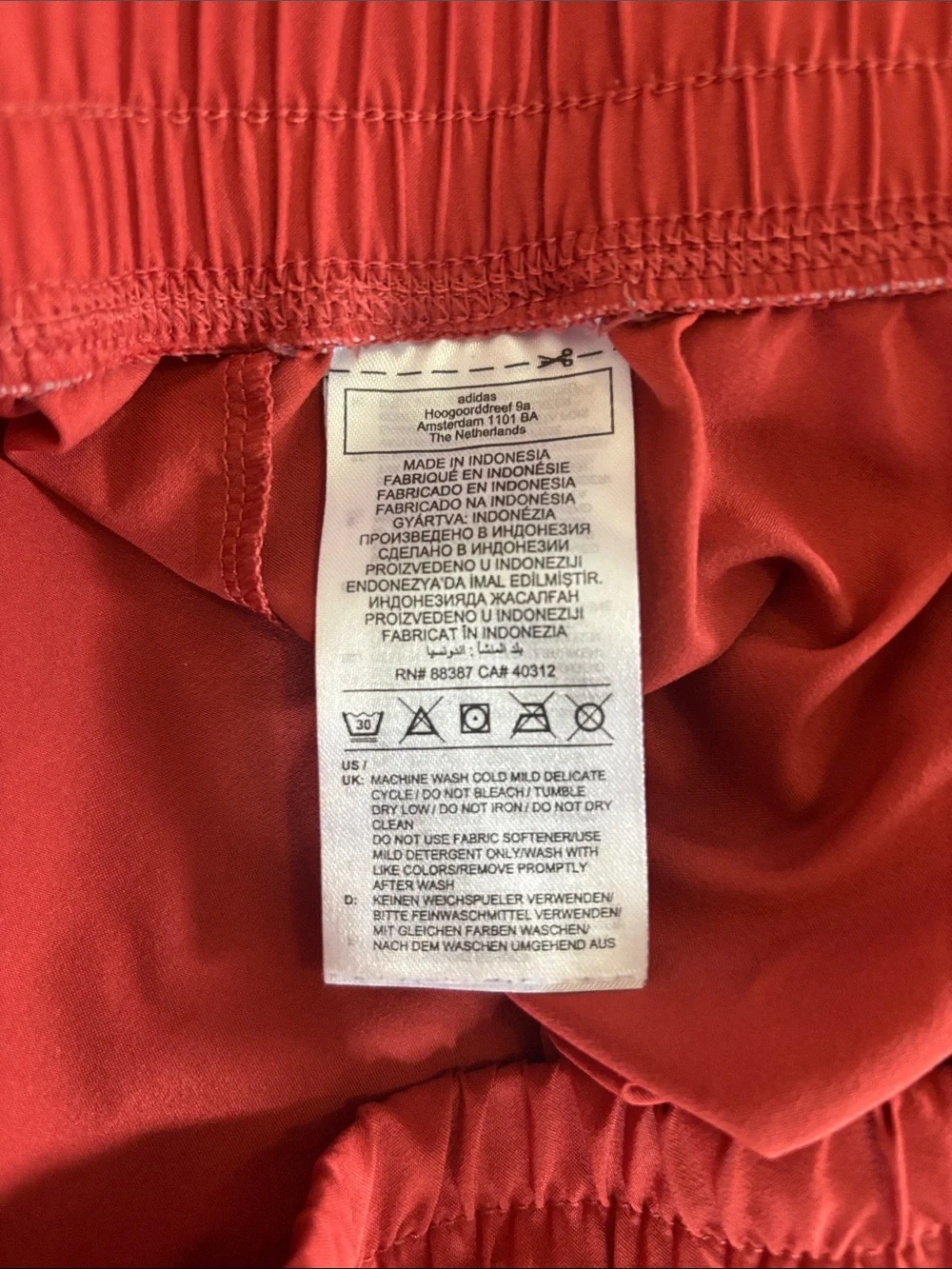 adidas Women’s Terracotta Red Performance Aeroready Running Shorts